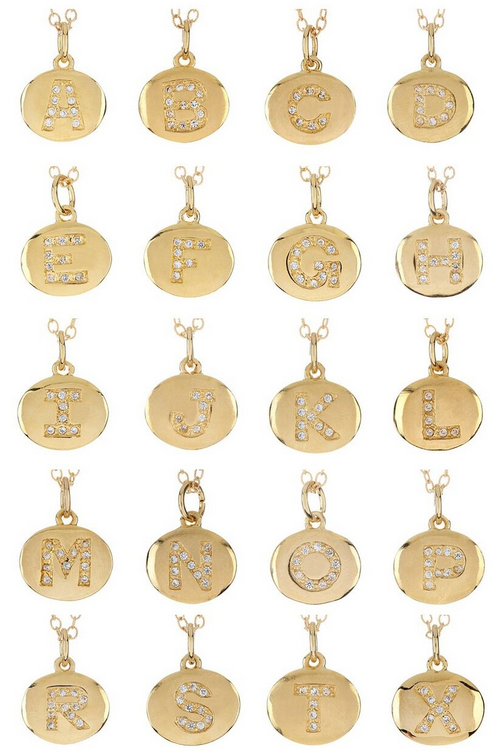 OVAL INITIAL NECKLACE